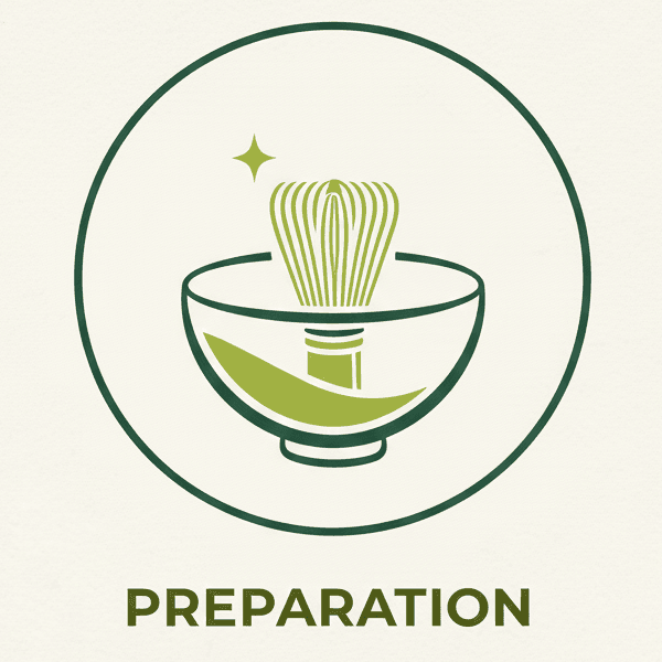 Traditional preparation - Ceremonial matcha whisking technique